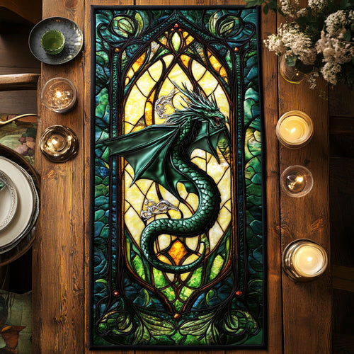 Arcane Dragon CW1301161CL Quilted Table Runner