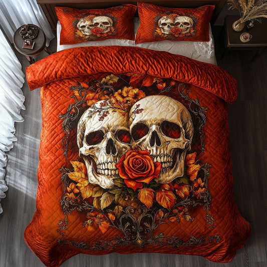 Burning Skull WN2308021CL  Duvet Cover Set