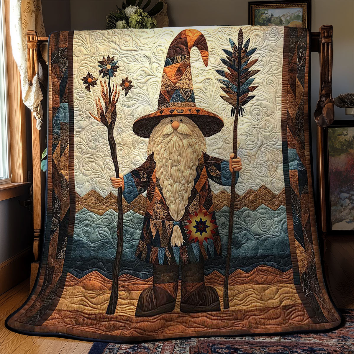 Earth Gnome WN0512025CL Quilt