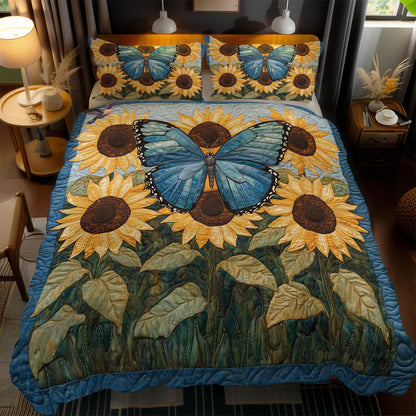 Blue Wing Butterfly WN1911006CL Duvet Cover Set