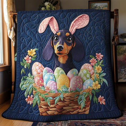 Bunny Eared Dachshund WN1501003CL Quilt