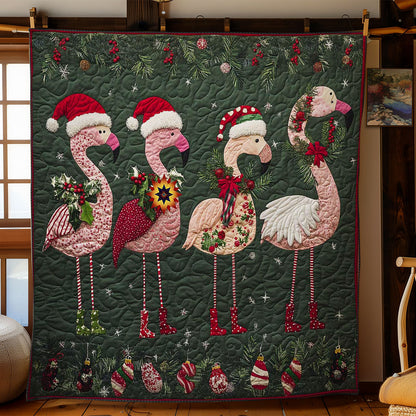 Flamingo Noel Parade WN0512034CL Quilt