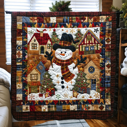 Christmas Snowman WJ1810018CL Quilt