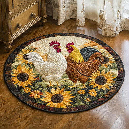 Farmhouse Guardian CP0810008CL Quilted Round Mat