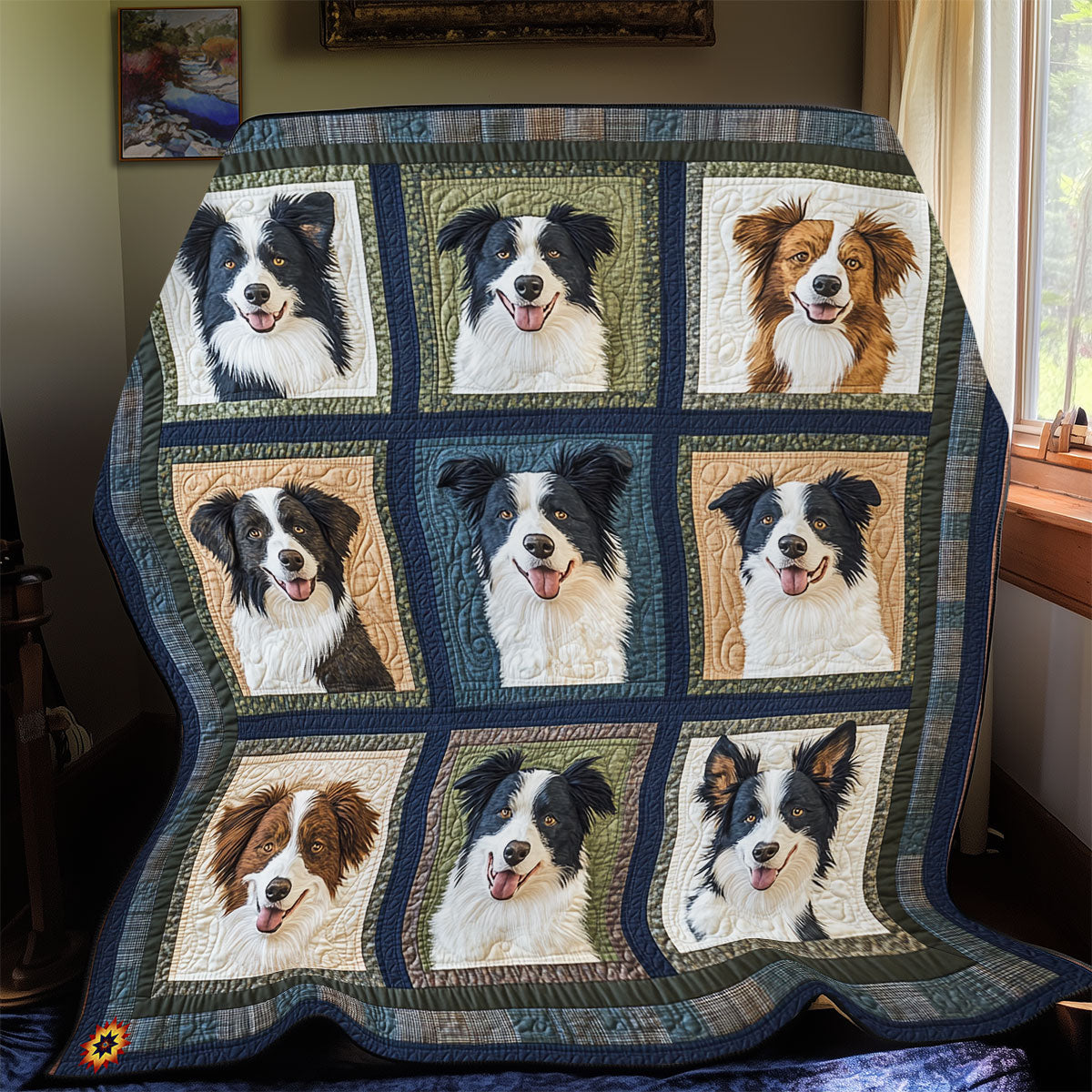 Loyal Border Collie  WX2612044CL Quilt