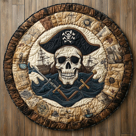 Skull Of The Forgotten WN1207063CL Quilted Round Mat