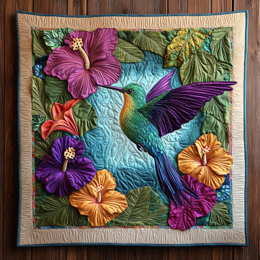 Hummingbird Bloom CW3005609CL Quilt