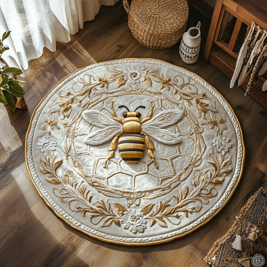 Golden Hive WY2804010CL Quilted Round Mat