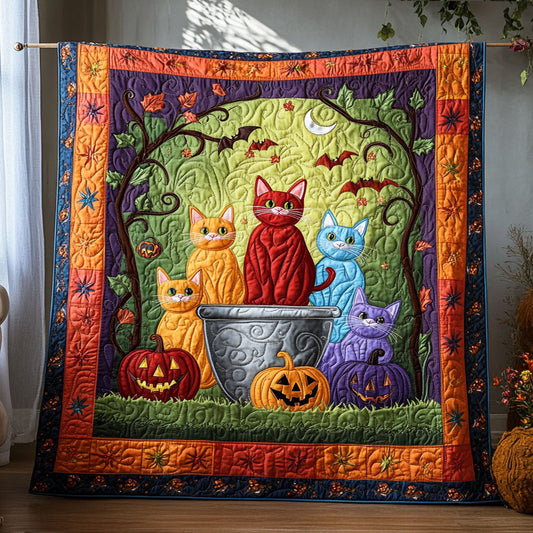 The Spooky Cats WY2008011CL Quilt
