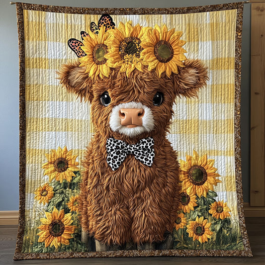 Golden Cowfield CP0707021CL Quilt