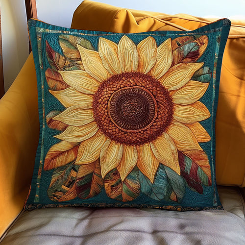 Rustic Sunflower Charm WN1302057CL Quilt Pillow Case