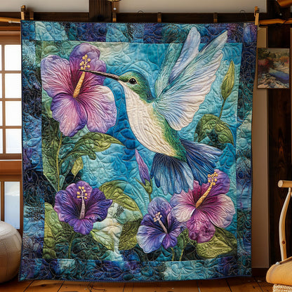 Hummingbird In Garden WY1202116CL Quilt