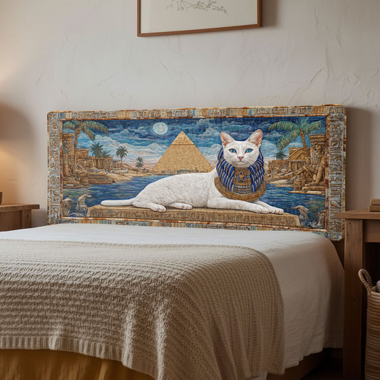 Mystic Bastet Paw CW2312017CL Quilted Headboard Slipcover