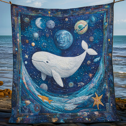 Whale In Magic Galaxy WY1802029CL Quilt