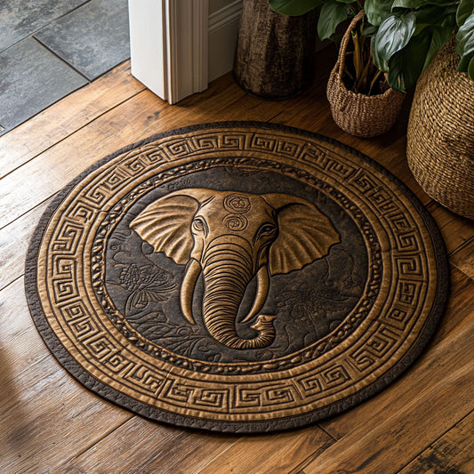 Guardian Herd CP0409059CL Quilted Round Mat