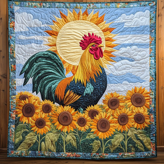 Radiant Farm Rooster CW0810010CL Quilt