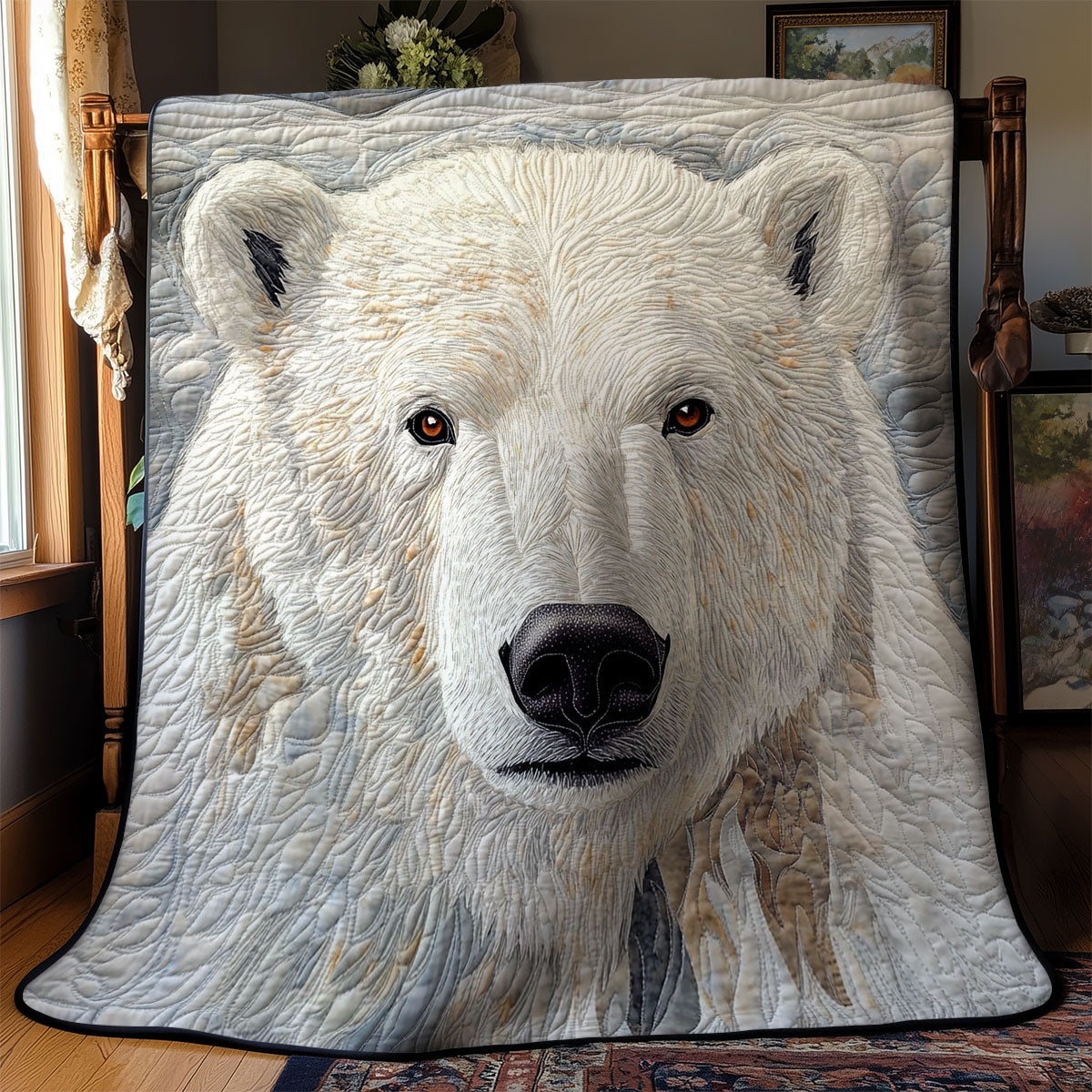 Portrait Polar Bear WY1302054CL Quilt