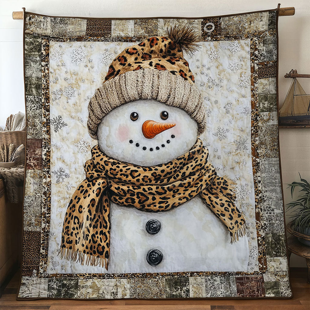Snowflake Snowman WN1411042CL Quilt