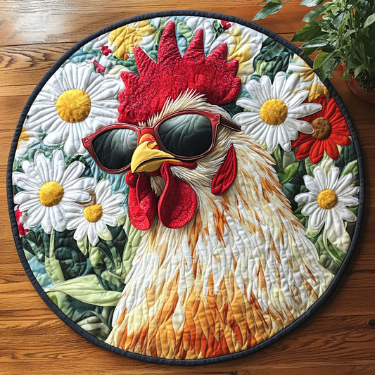 Cool Chicken CW1905229CL Quilted Round Mat