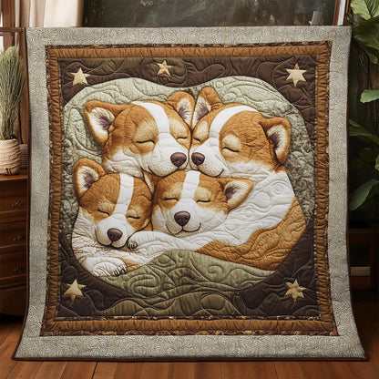 Lovely Corgi WX3105034CL Quilt