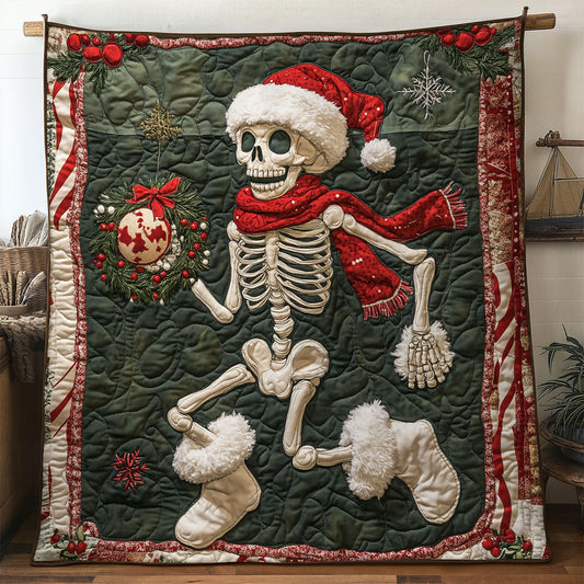 Jolly Skeleton Dance WN1107037CL Quilt