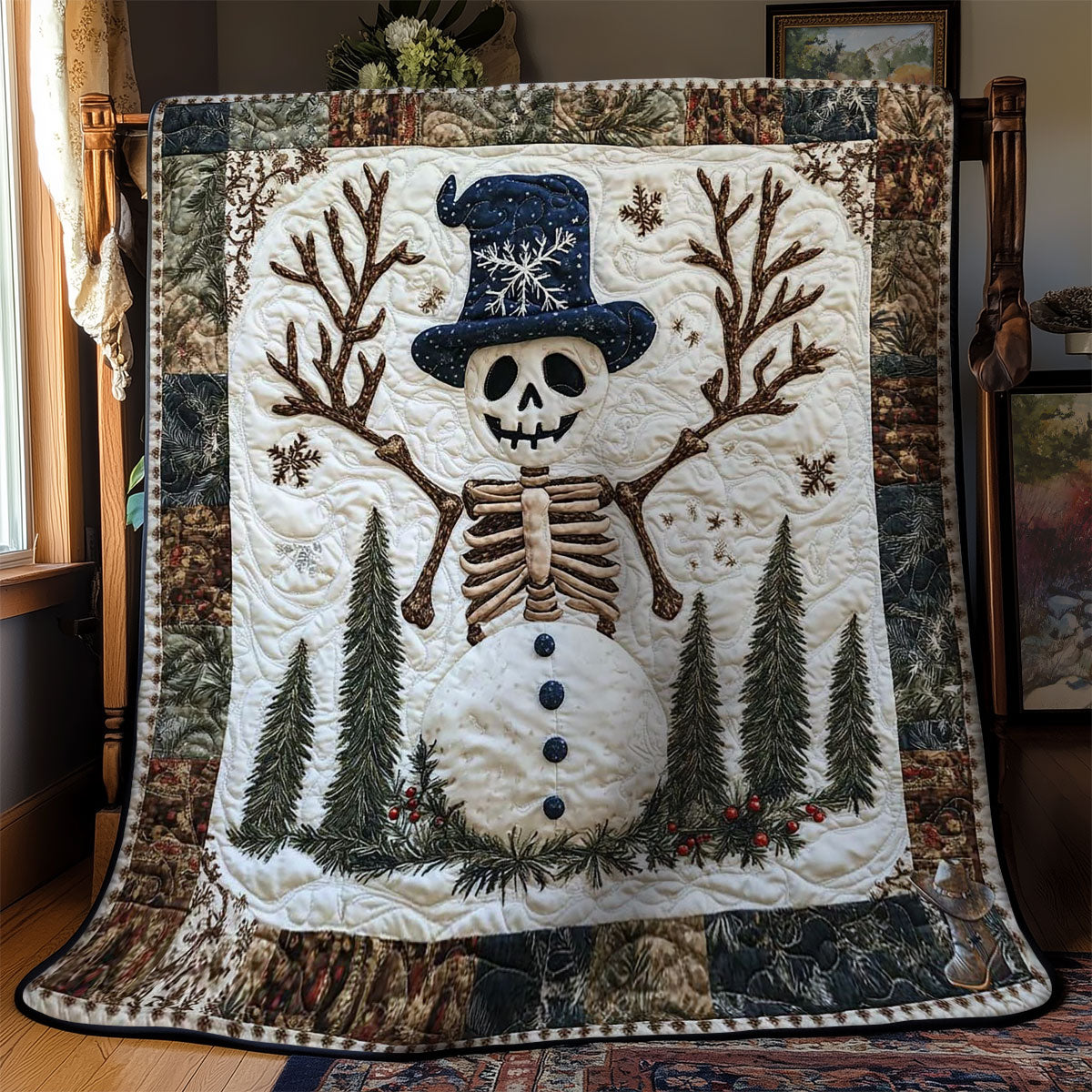 Antler Skeleton WN2011096CL Quilt