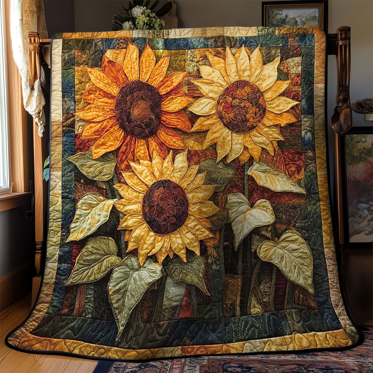 Sunflower Majesty WN1302031CL Quilt