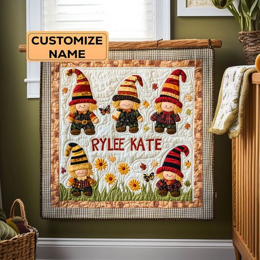 Little Autumn Joys WY2907011CL Personalized Baby Quilt