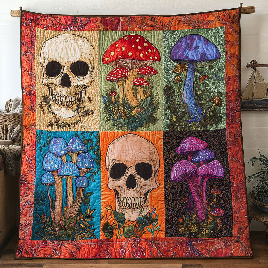 Spirit Bloom Skull WN2810068CL Quilt