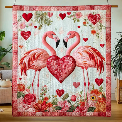 Love Flamingo WJ1312016CL Quilt