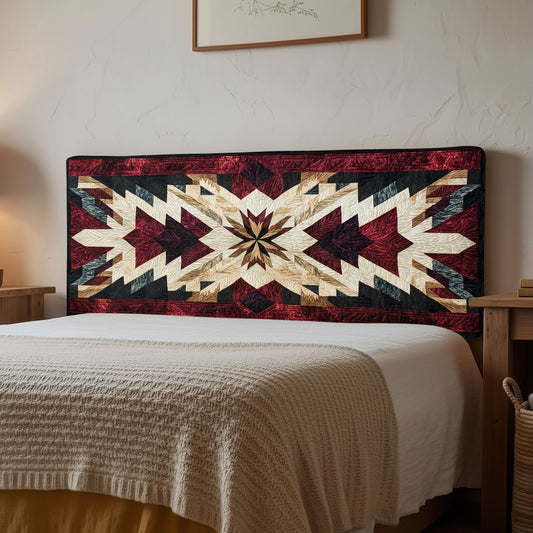 Earth Mandala CP1512082CL Quilted Headboard Slipcover
