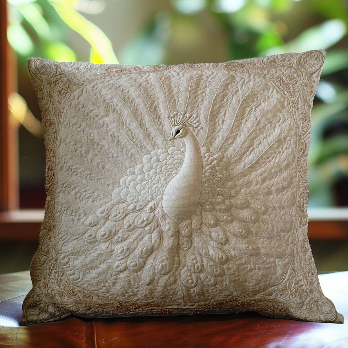 Ethereal Peacock Beauty WN1002104CL Quilt Pillow Case