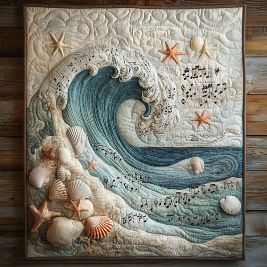 Ocean Seashells CW1405103CL Quilt