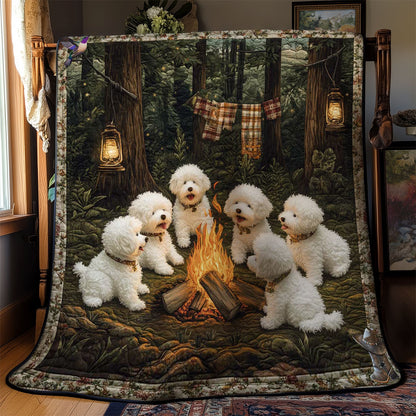 Bichon Campfire Tales WN2811066CL Quilt