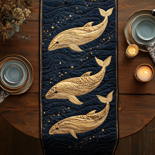 Mystic Whale CW1705213CL Quilted Table Runner
