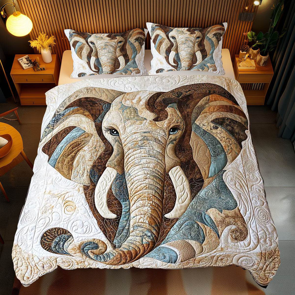 Marbel Elephant WP1612038CL Duvet Cover Set