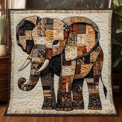 Patchwork Elephant WJ2404003CL Quilt