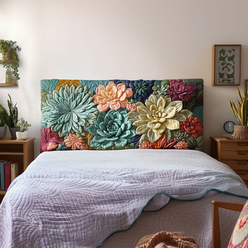 Stone Lotus QA0201016CL Quilted Headboard Slipcover
