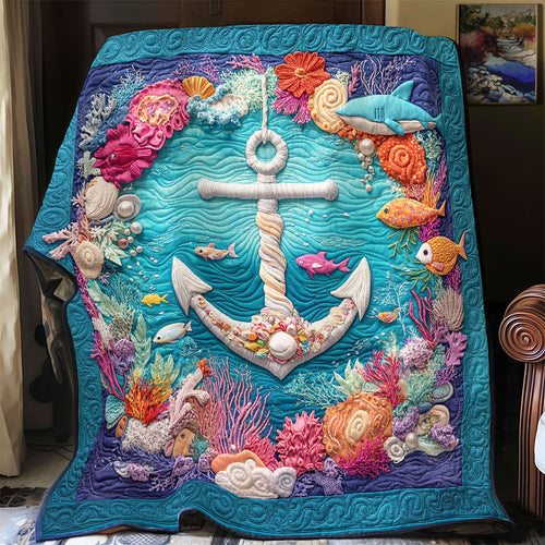Floral Anchor CP0504016CL Quilt