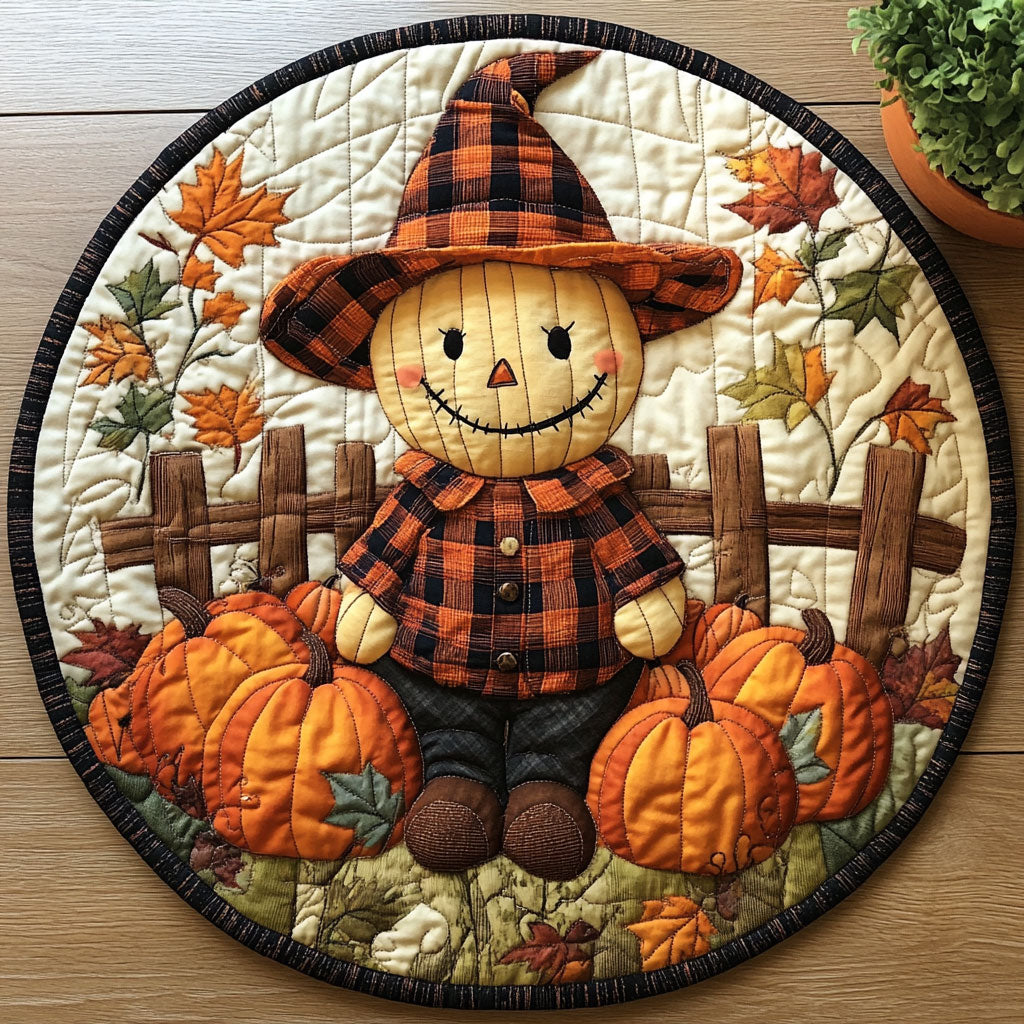 Autumn Buddy CW0507002CL Quilted Round Mat