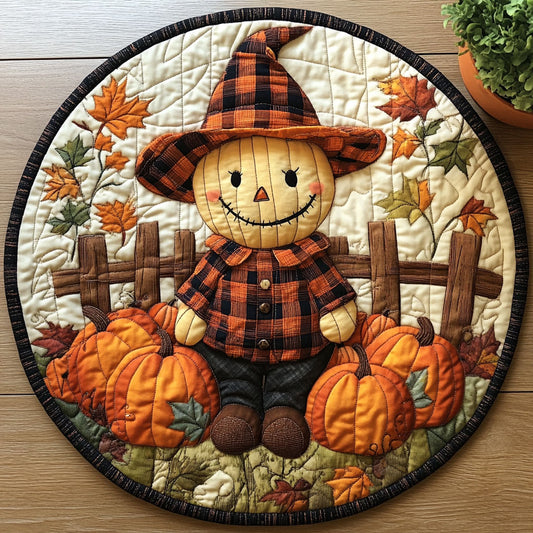 Autumn Buddy CW0507002CL Quilted Round Mat