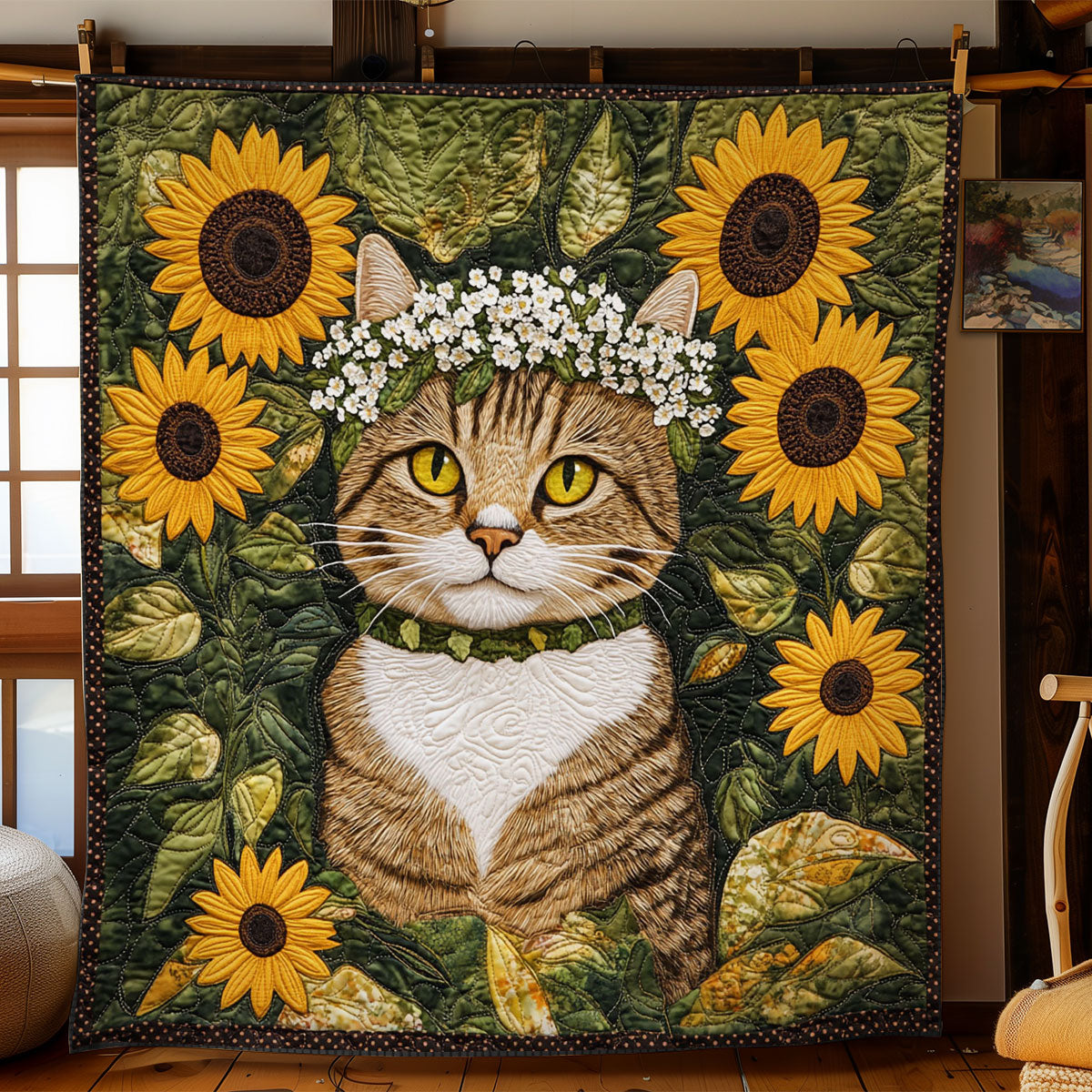 Cat Blossom WN3105003CL Quilt