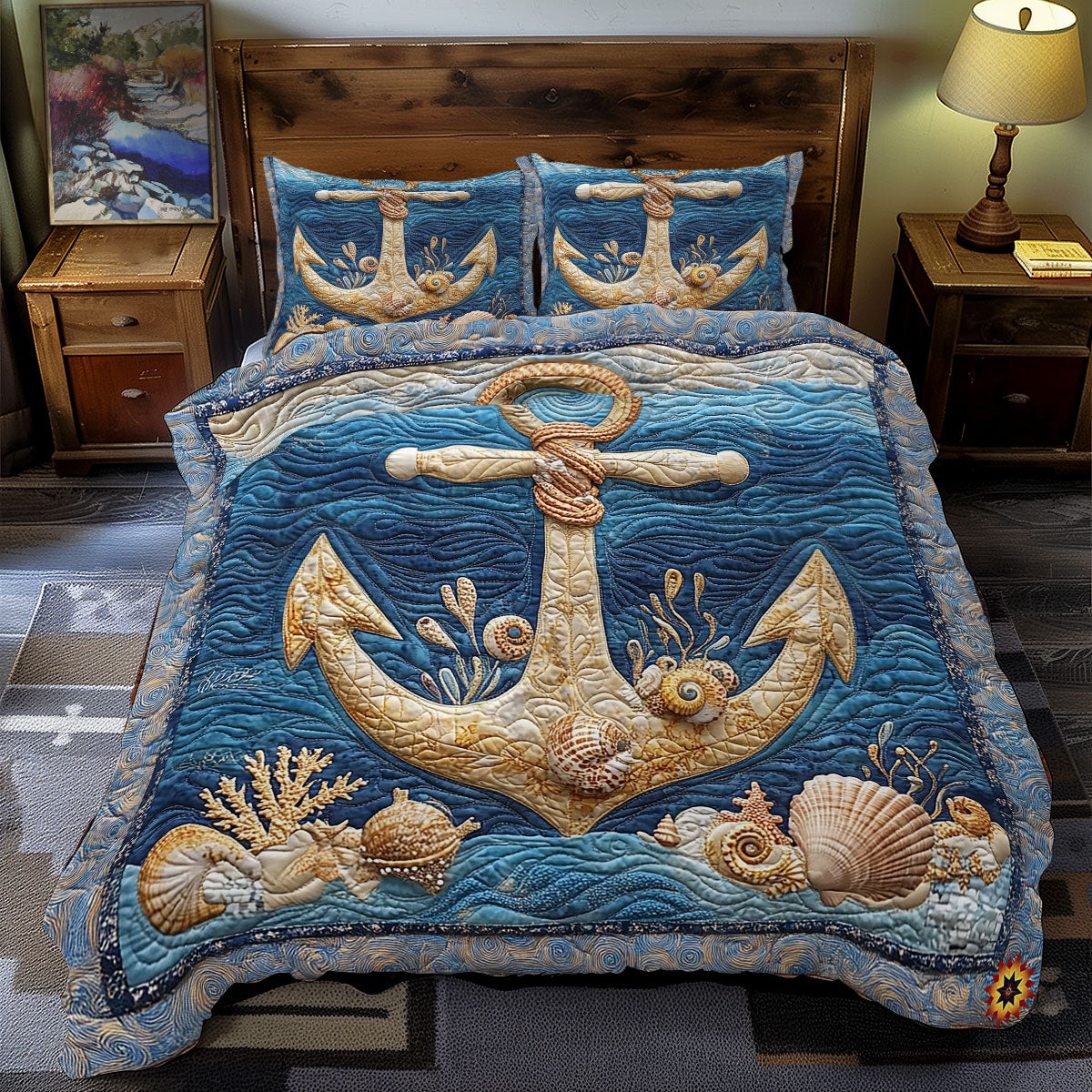 Anchor WY2012012CL Duvet Cover Set