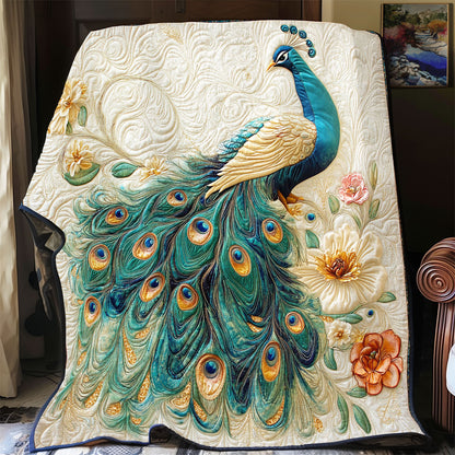 Glorious Peacock WY2402051CL Quilt