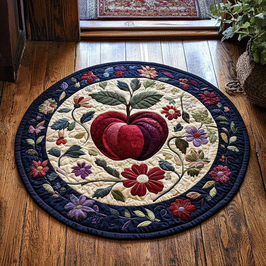 Apple Harvest CP1306021CL Quilted Round Mat