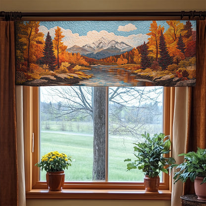 Autumn Forest WX1405001CL Quilted Valance