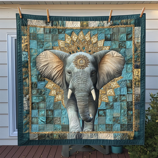 Mandala Elephant Block Pattern LT0910006CL Quilt