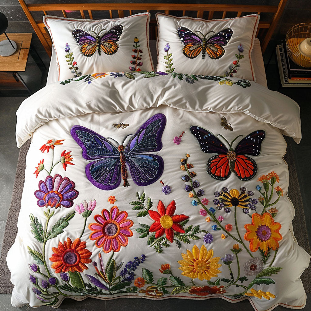 Floral Butterfly CW1501032CL Duvet Cover Set