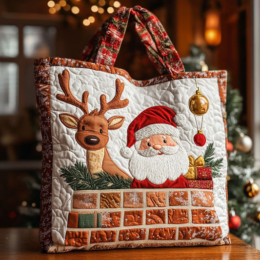 Holiday Cheer CW1811058CL Quilted Tote Bag