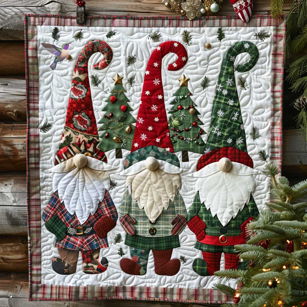 Gnome Christmas Companions WN1610053CL Quilt